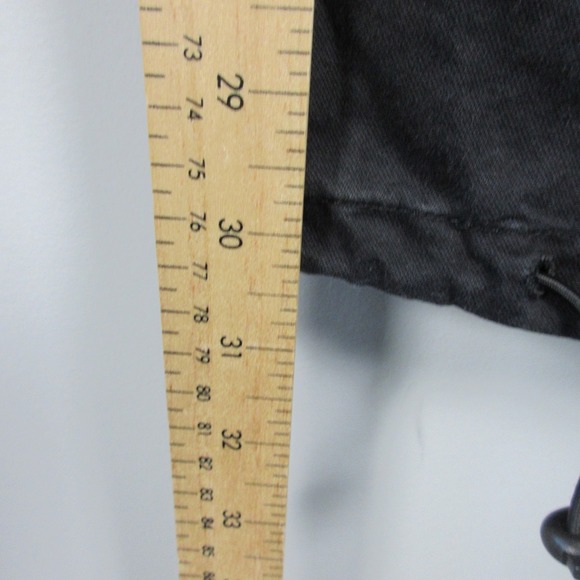 Brandy Melville Jemma Cargo Pants Women Black Baggy Parachute Preppy 636 - Picture 10 of 11